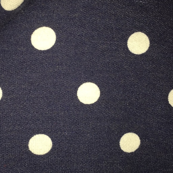 Cyrus Woman’s Navy & White Polka Dot Top Size XL - Picture 3 of 13